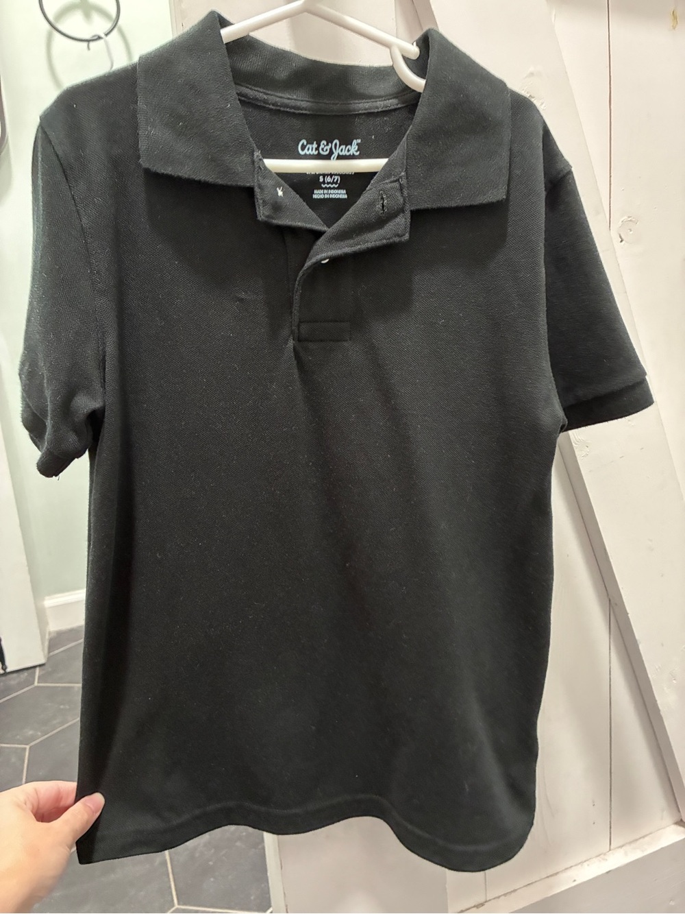 Cat & Jack Black Polo Shirt for Kids